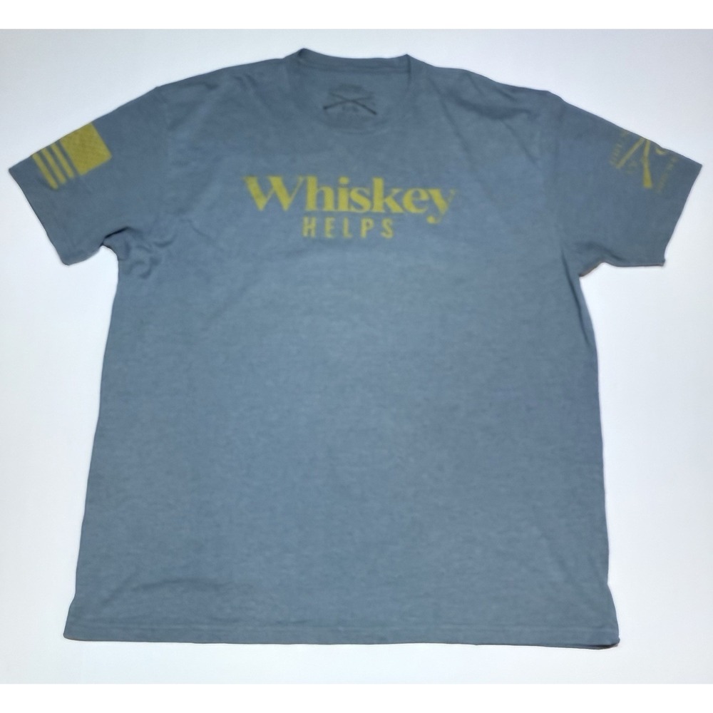 Grunt Style T-shirt Men's‎ S Whiskey Helps Tactical